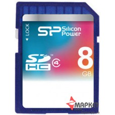 Карта пам'яті Silicon Power SDHC 8 Gb C4